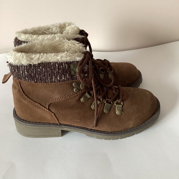 B.U.M. Equipment Women's Brown Ankle Lace-Up Boots Size M6 22 - Picture 4 of 12